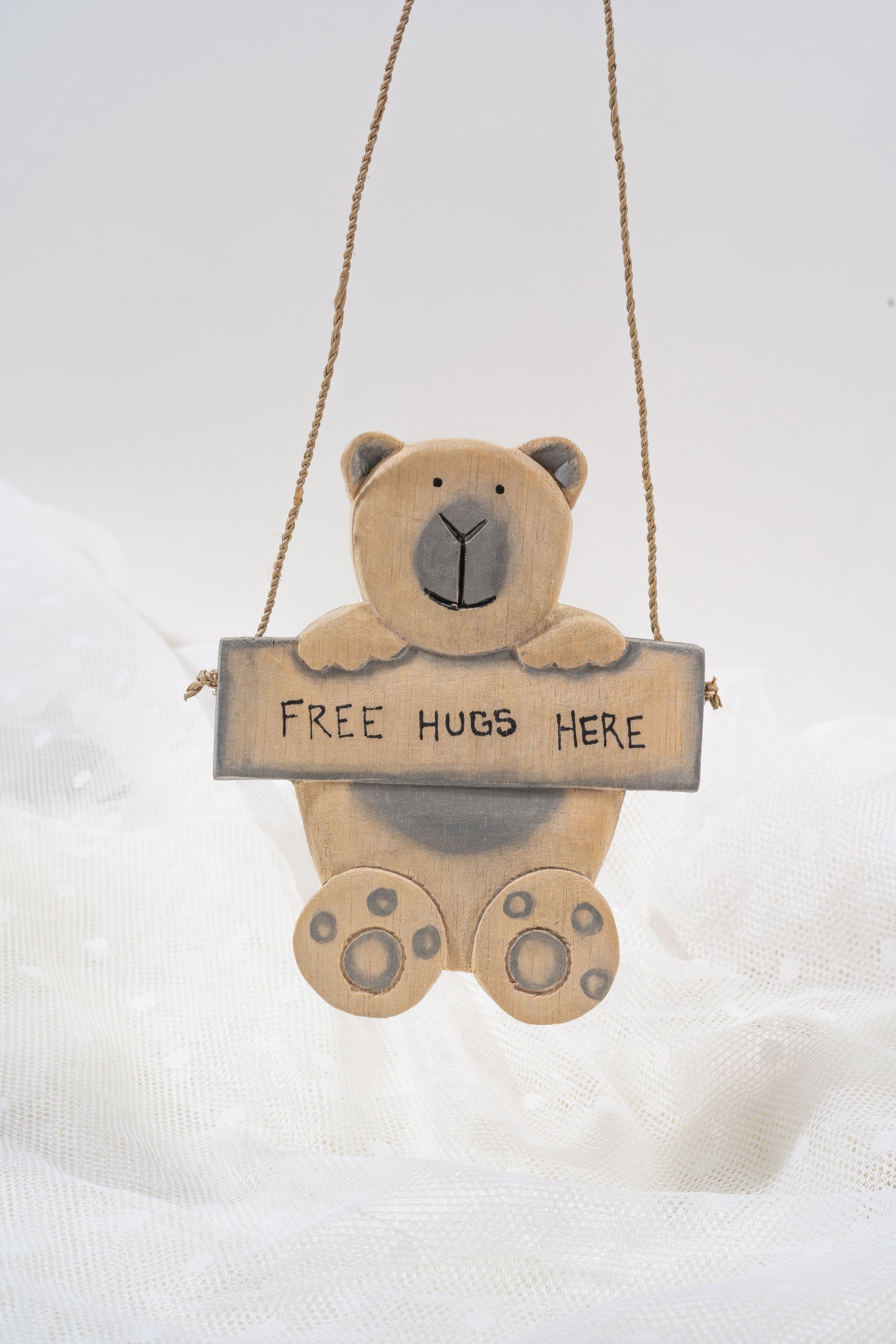 Handcrafted Free Hugs Here Bear