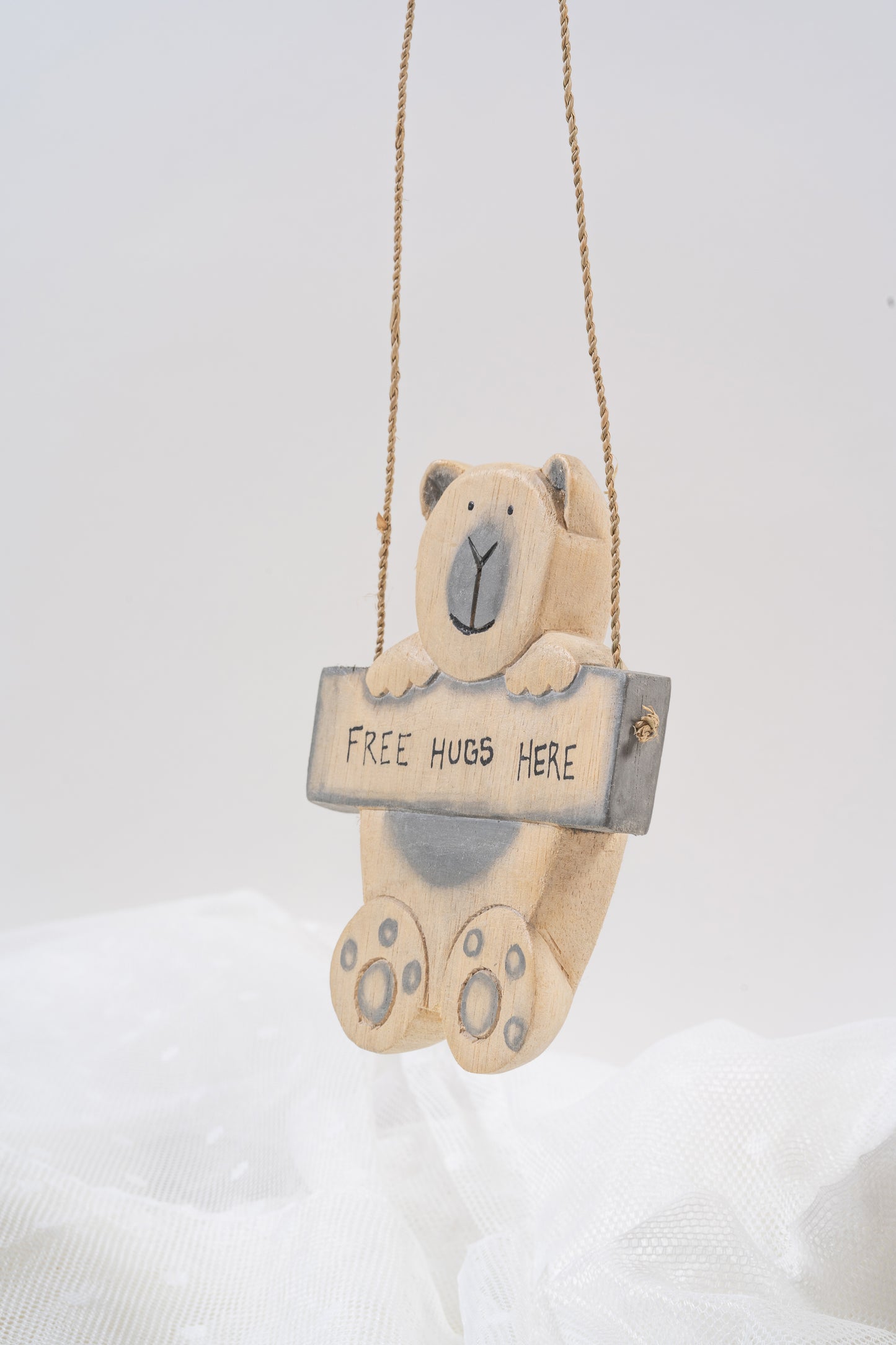 Handcrafted Free Hugs Here Bear