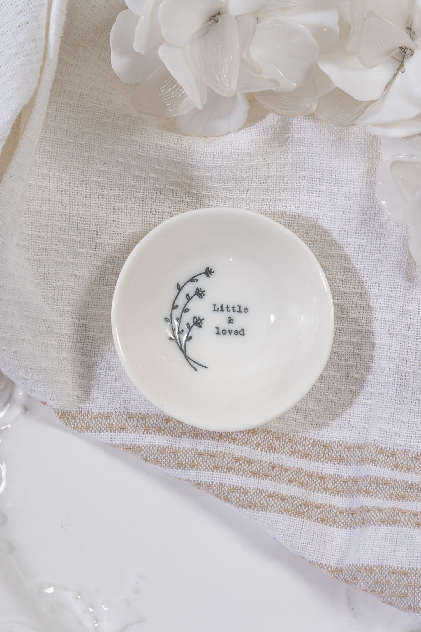 Little and Loved small jewellery trinket dish
