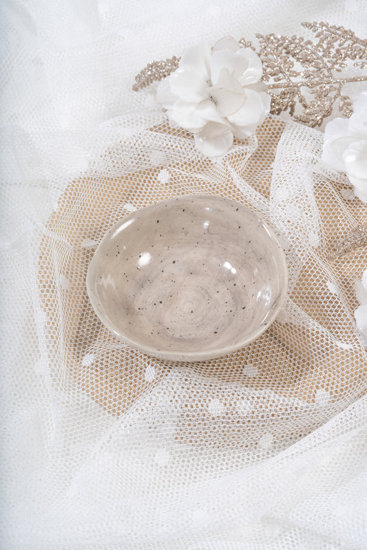 Speckle Small storage dish for jewellery, soap or keys, trinket bowl speckled wash bowl