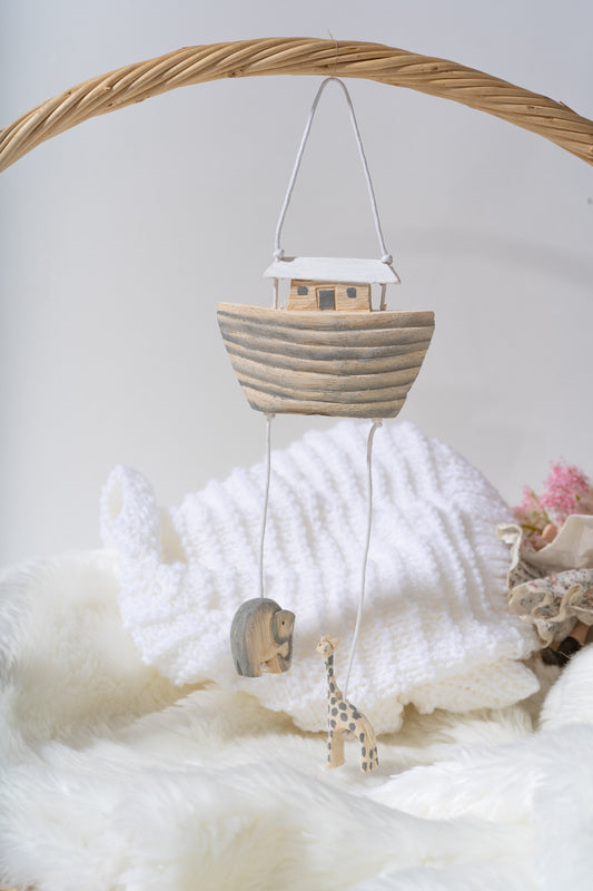 Noah's Ark Mobile wooden children's decor