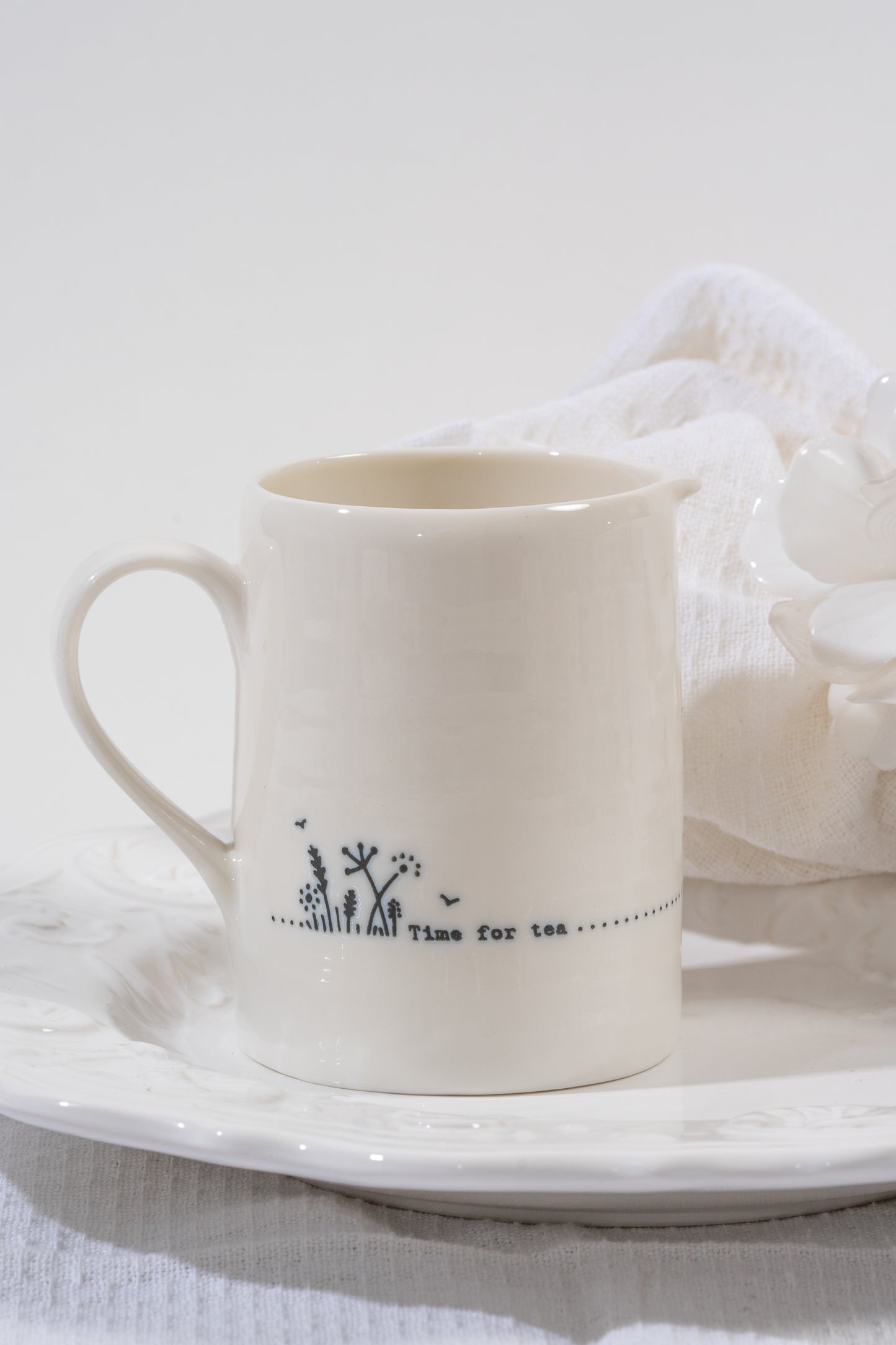 Small porcelain vase | small milk bottle shape | handmade