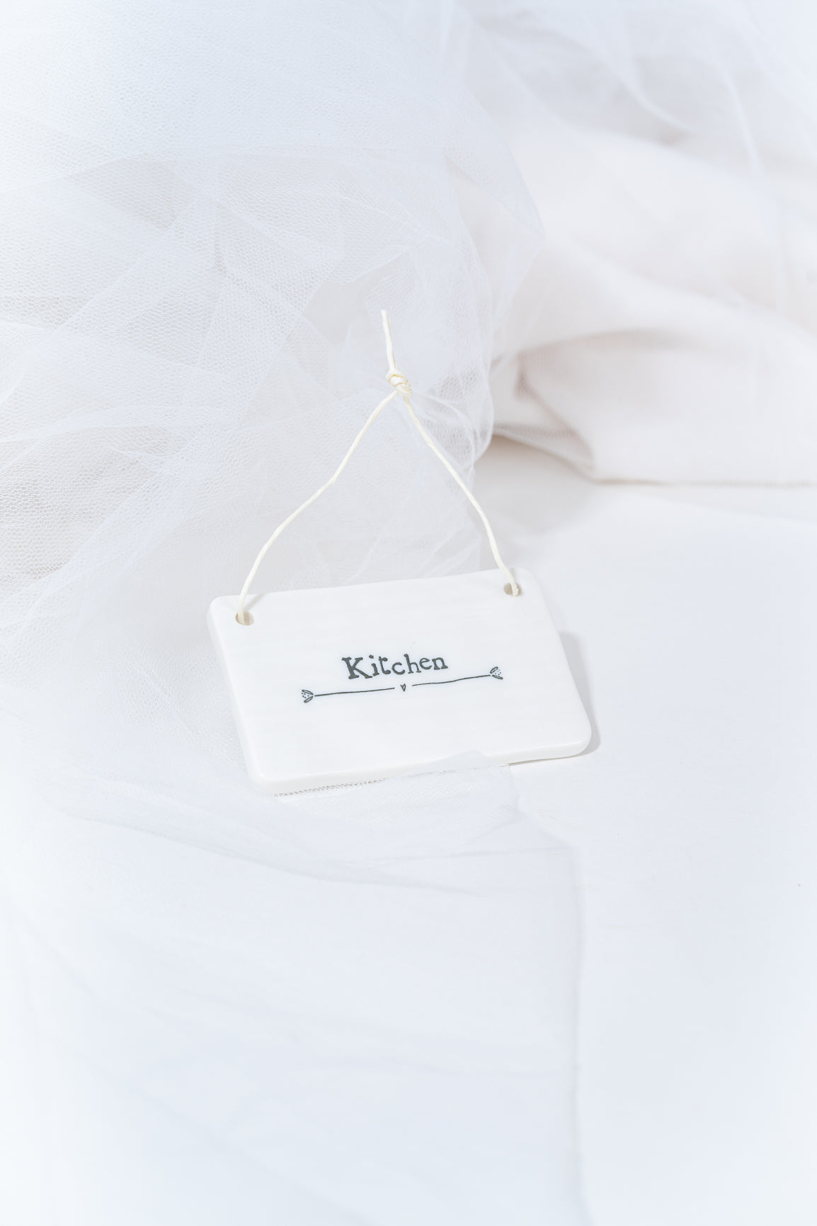 Porcelain Kitchen Sign
