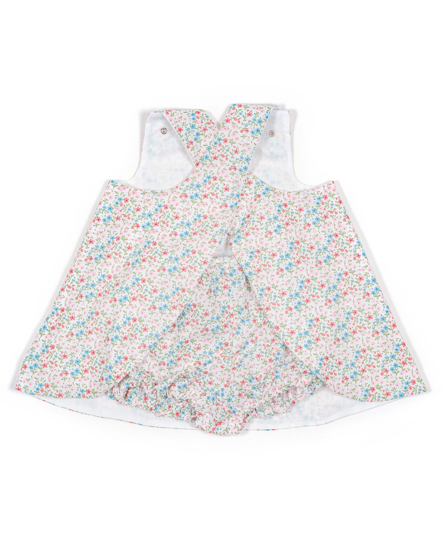 Ditsy Floral Cross Over Childrens Dress