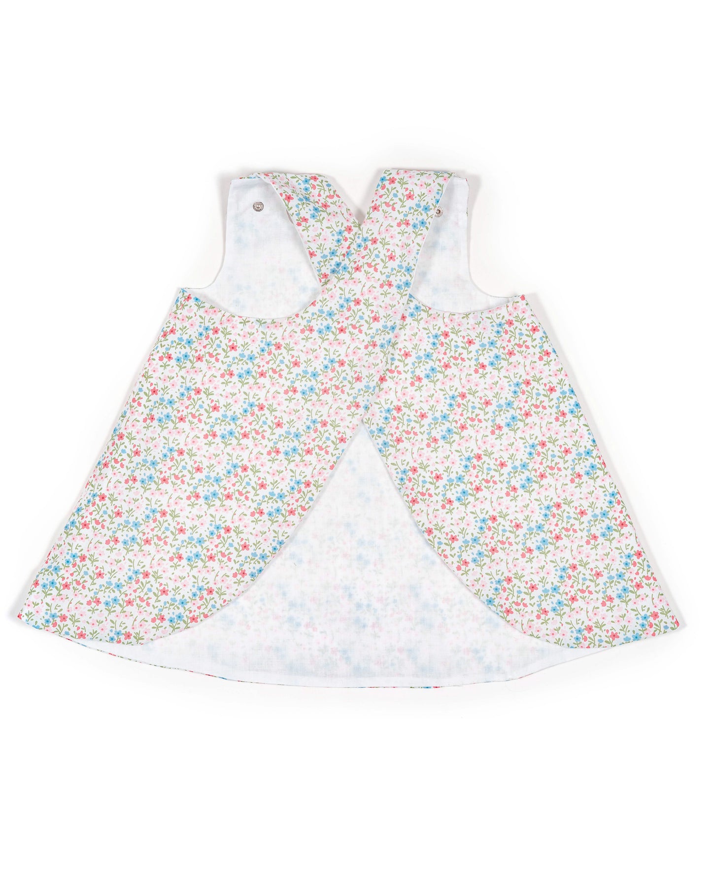 Ditsy Floral Cross Over Childrens Dress