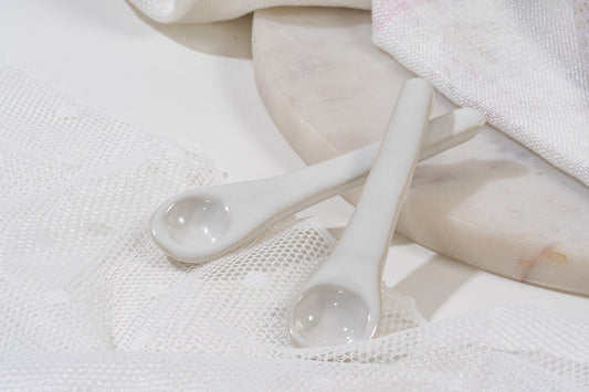 Handmade Wobbly One Porcelain Spoon