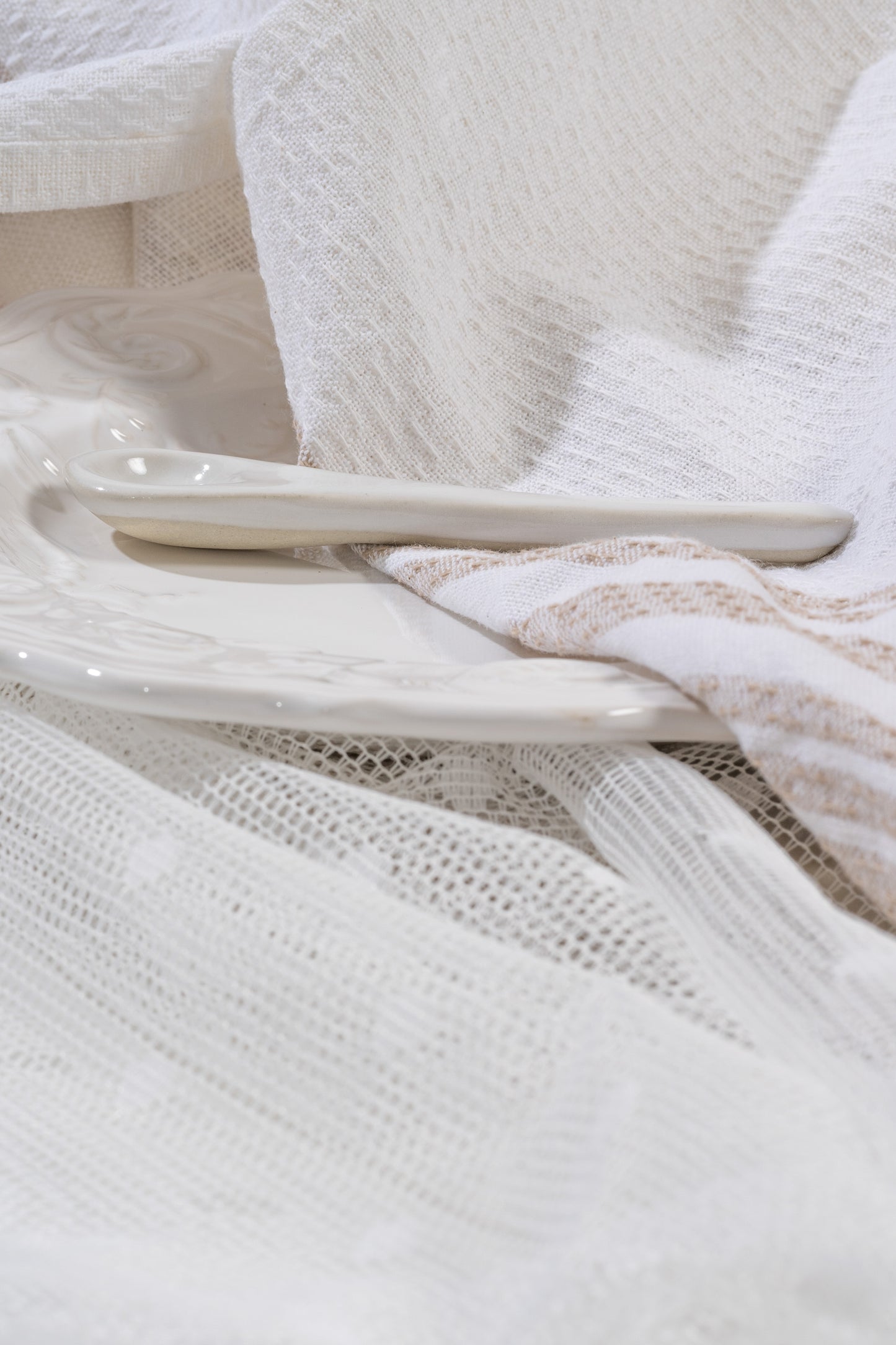 Handmade Wobbly One Porcelain Spoon