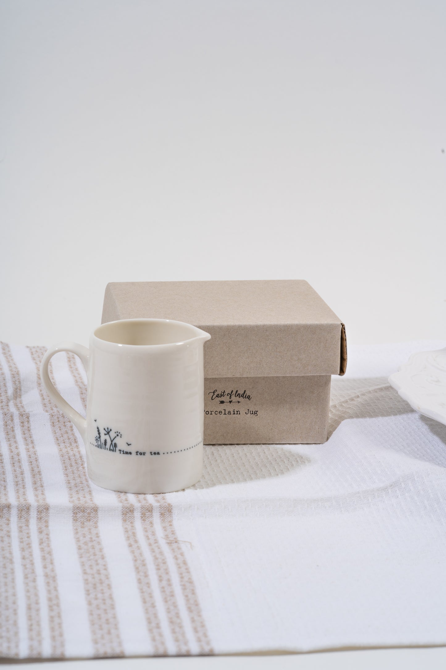 Small porcelain vase | small milk bottle shape | handmade