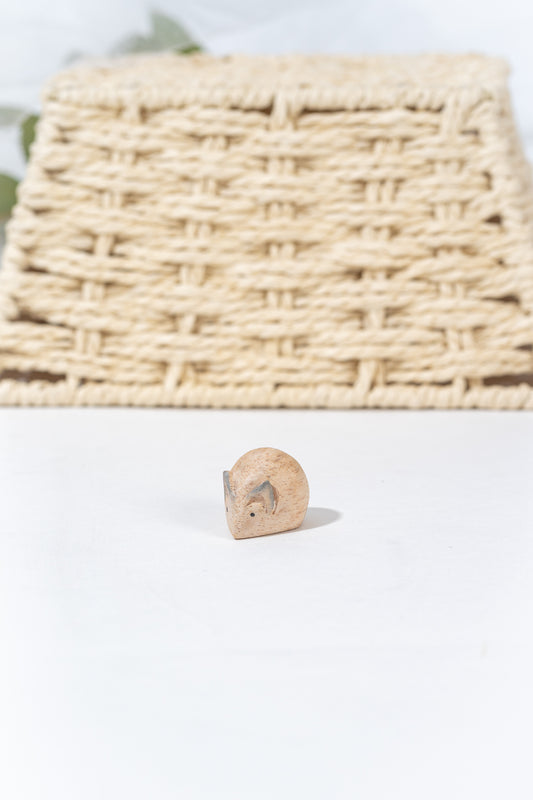 Small Wooden Animal Mouse