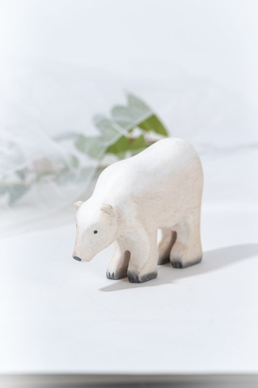 Large Wooden Polar Bear