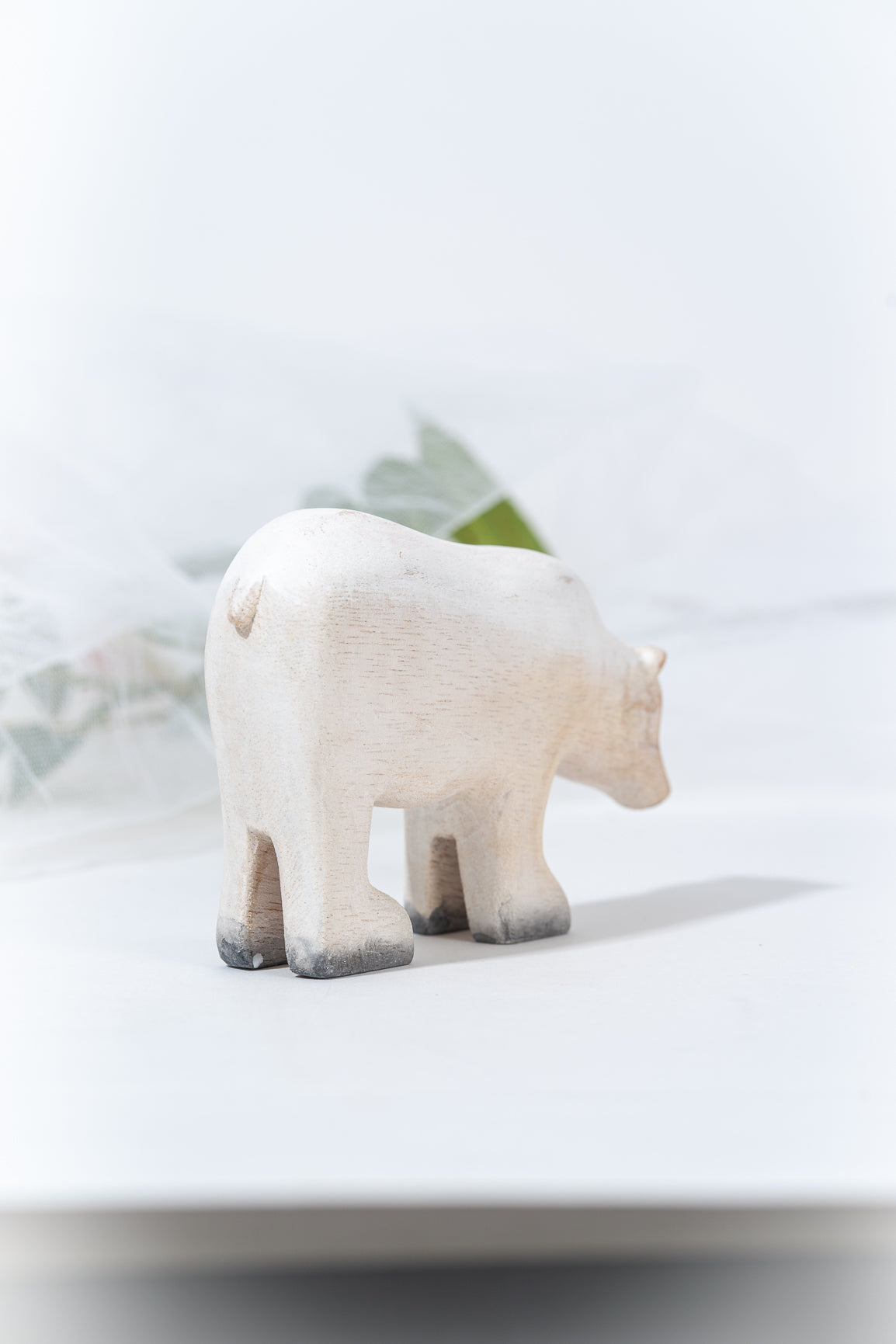 Large Wooden Polar Bear