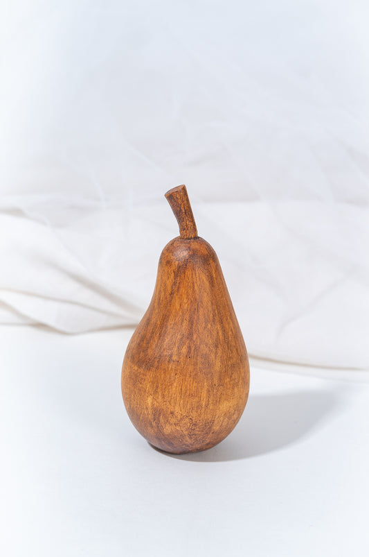 Large Wooden Pear
