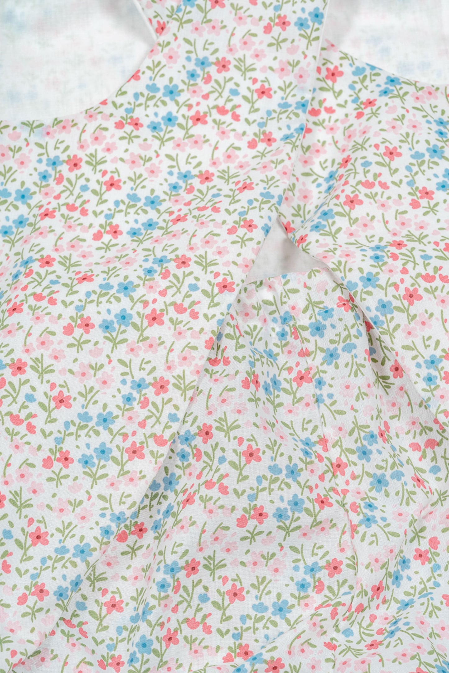 Ditsy Floral Cross Over Childrens Dress