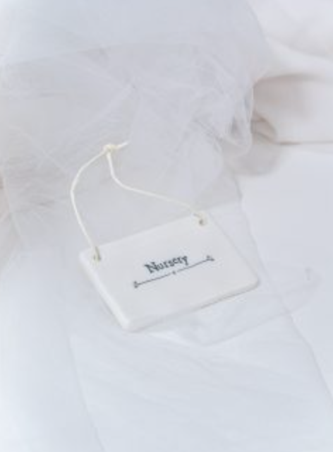 Porcelain Nursery Sign